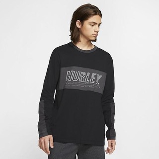 Tricouri Nike Hurley Dri-FIT Harvey Onshore Maneca Lunga Barbati Negrii Gri Inchis | MLWP-20563